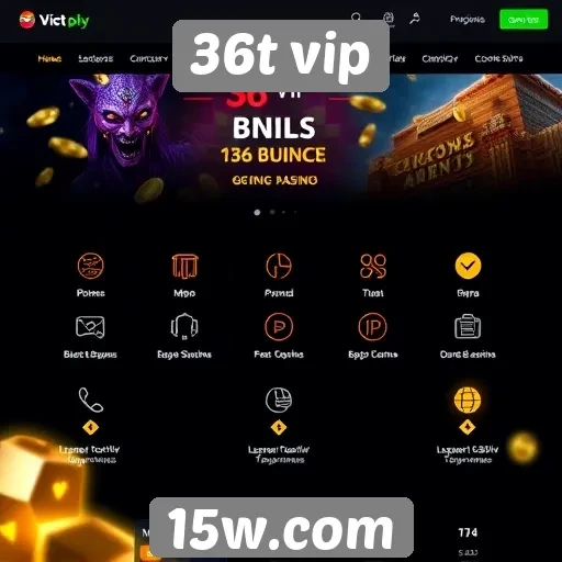 Análise das funcionalidades do site 36t vip